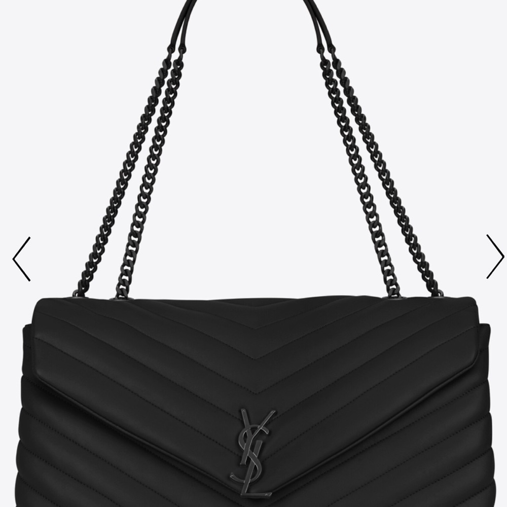 LOULOU LARGE BAG IN MATELASSÉ "Y" LEATHER
